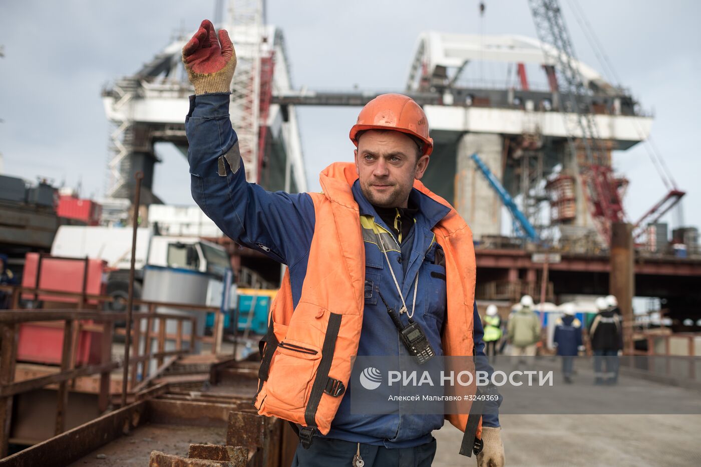 Строительство Крымского моста