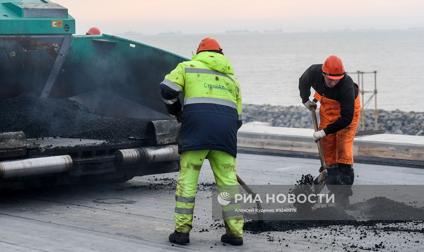 Строительство Крымского моста