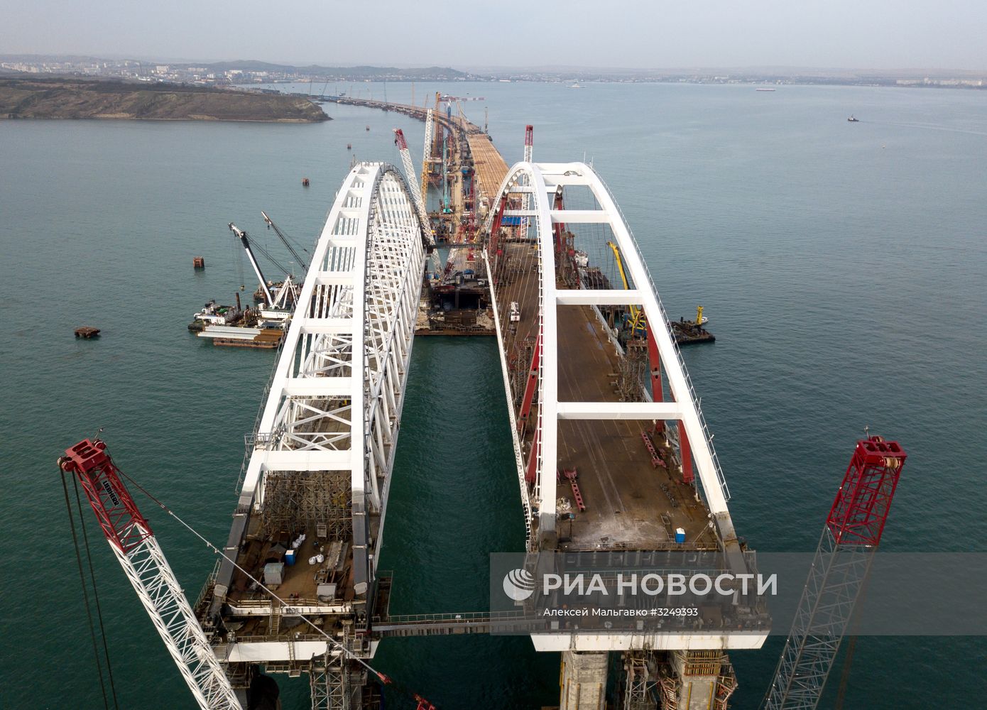 Строительство Крымского моста