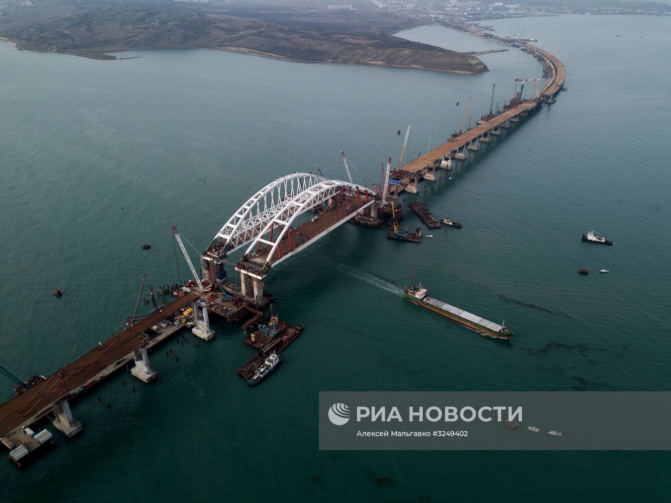 Строительство Крымского моста