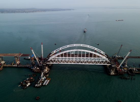 Строительство Крымского моста