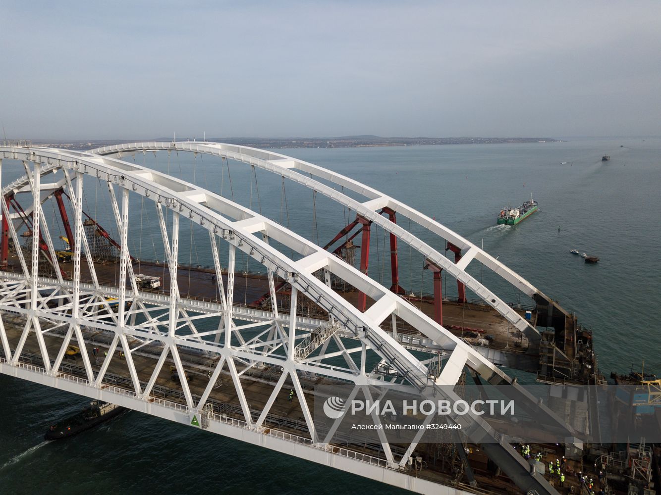 Строительство Крымского моста