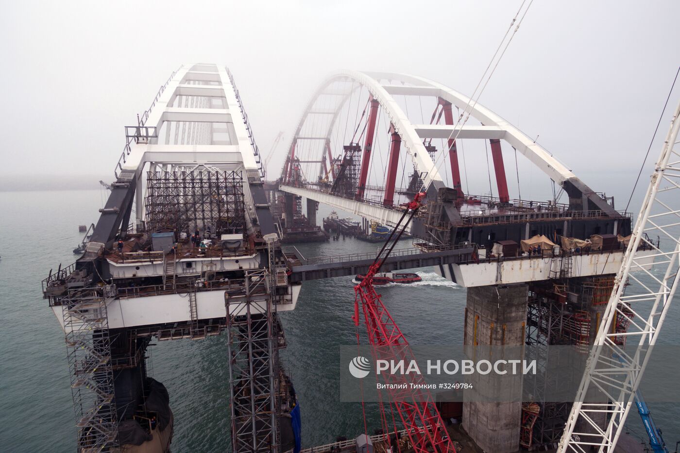 Строительство Крымского моста