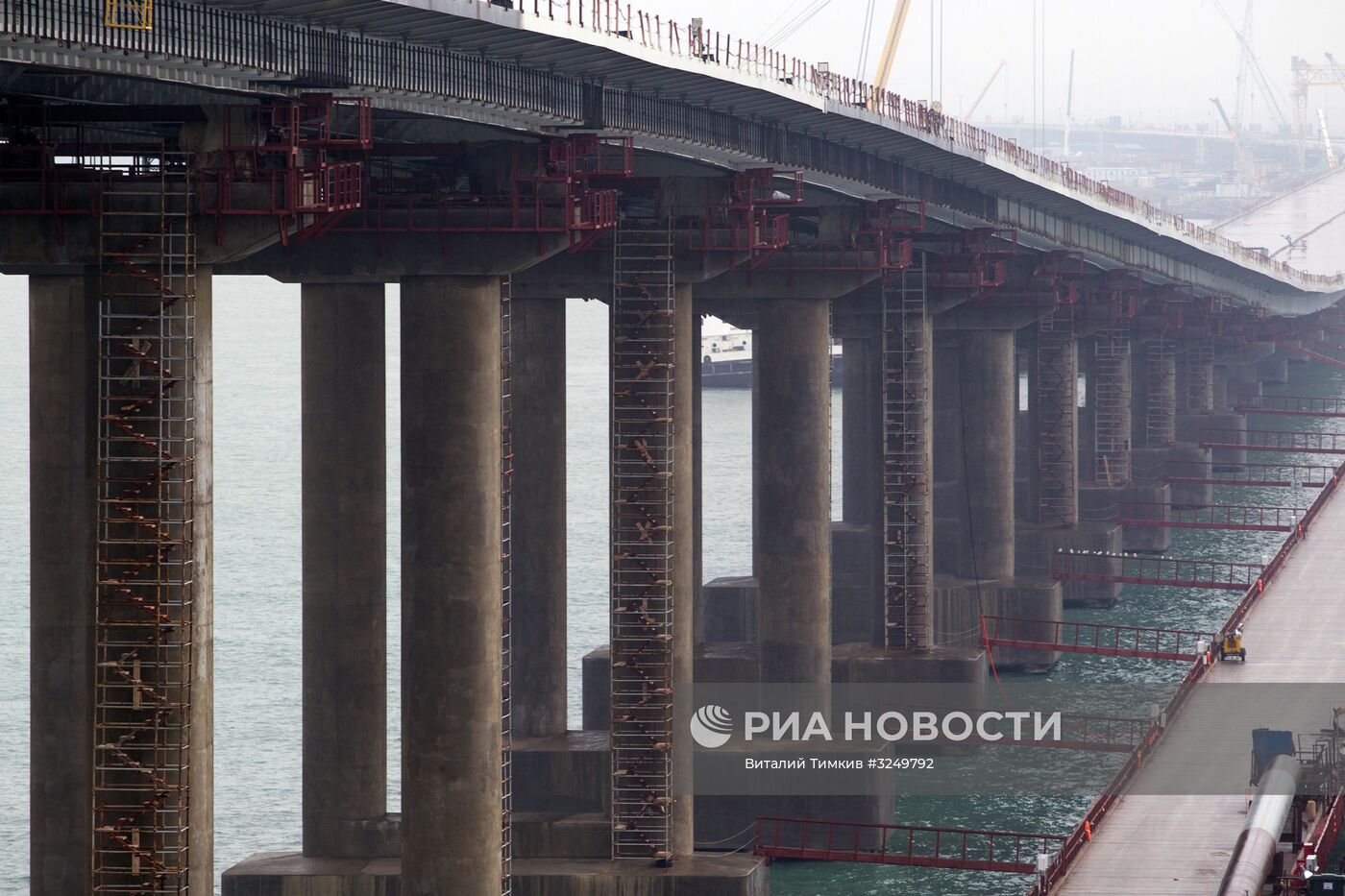 Строительство Крымского моста