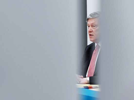 Пресс-конференция Григория Явлинского