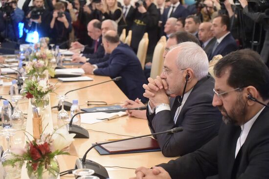 Встреча главы МИД РФ С. Лаврова с министрами иностранных дел прикаспийских государств