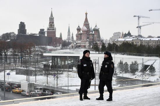 Патруль туристической полиции в Москве