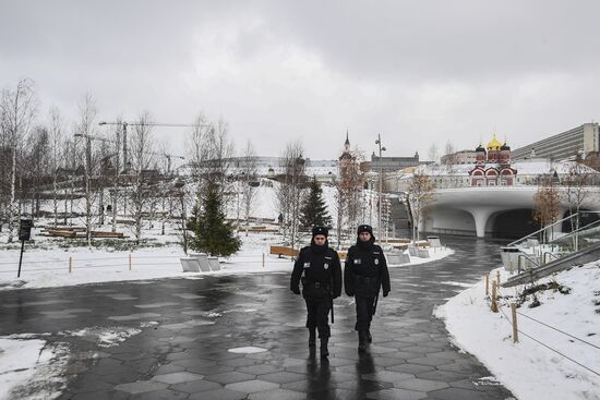 Патруль туристической полиции в Москве