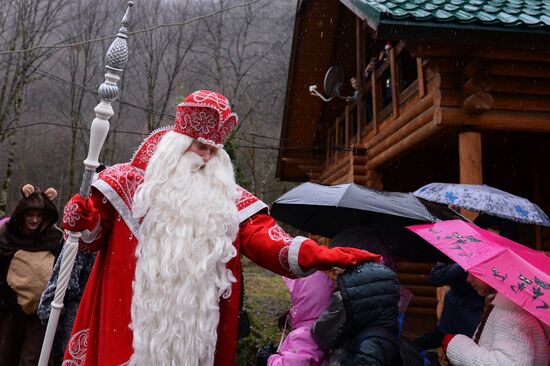Всероссийский Дед Мороз посетил Сочи