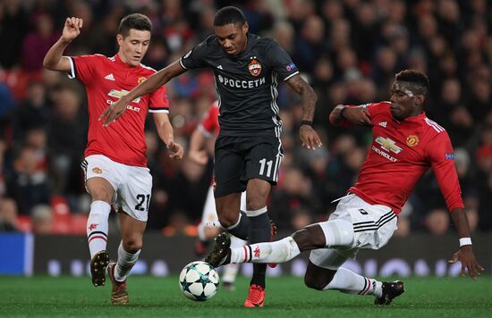 Футбол. Лига чемпионов. Матч "Манчестер Юнайтед" - ЦСКА