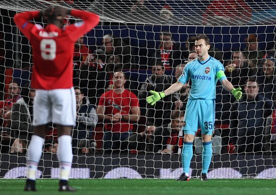 Футбол. Лига чемпионов. Матч "Манчестер Юнайтед" - ЦСКА