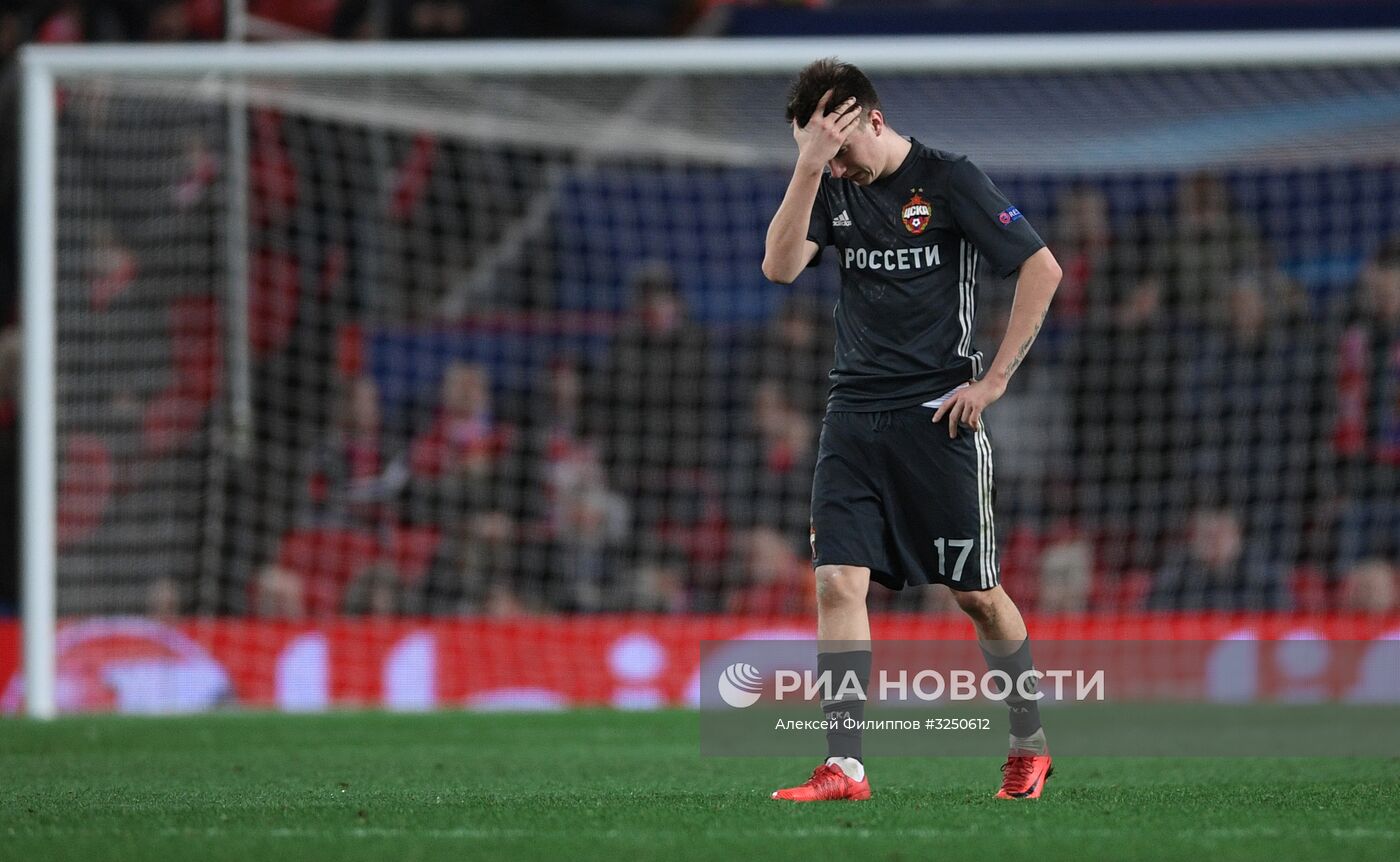 Футбол. Лига чемпионов. Матч "Манчестер Юнайтед" - ЦСКА