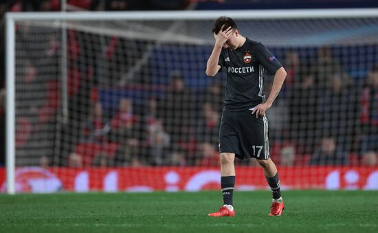 Футбол. Лига чемпионов. Матч "Манчестер Юнайтед" - ЦСКА