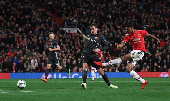 Футбол. Лига чемпионов. Матч "Манчестер Юнайтед" - ЦСКА