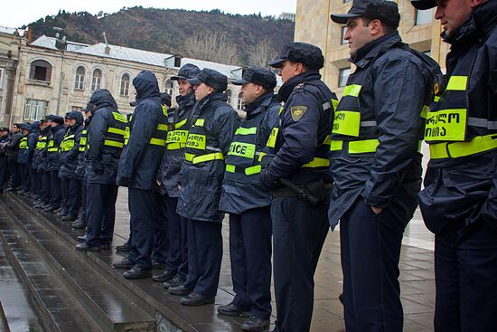 Акция в поддержку М. Саакашвили в Тбилиси