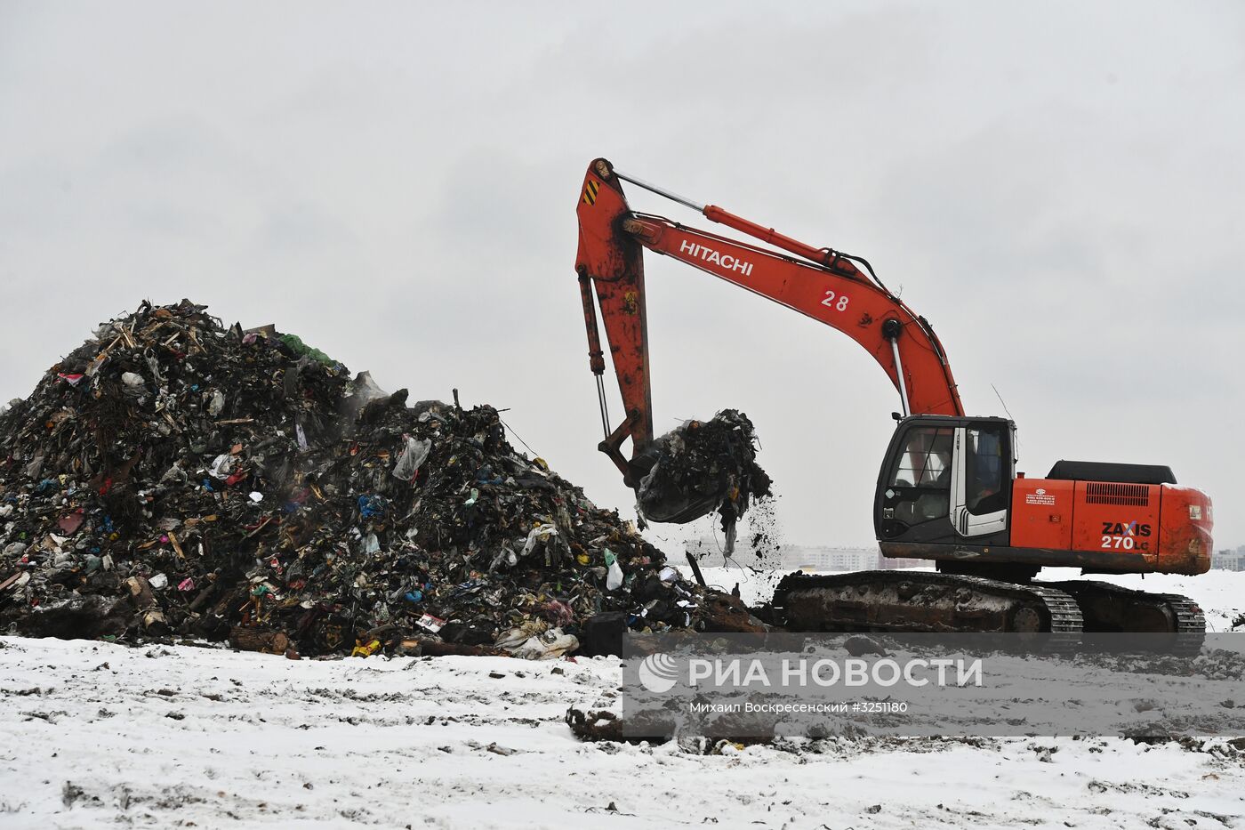 На полигоне "Кучино" установили факельную установку для утилизации отходов