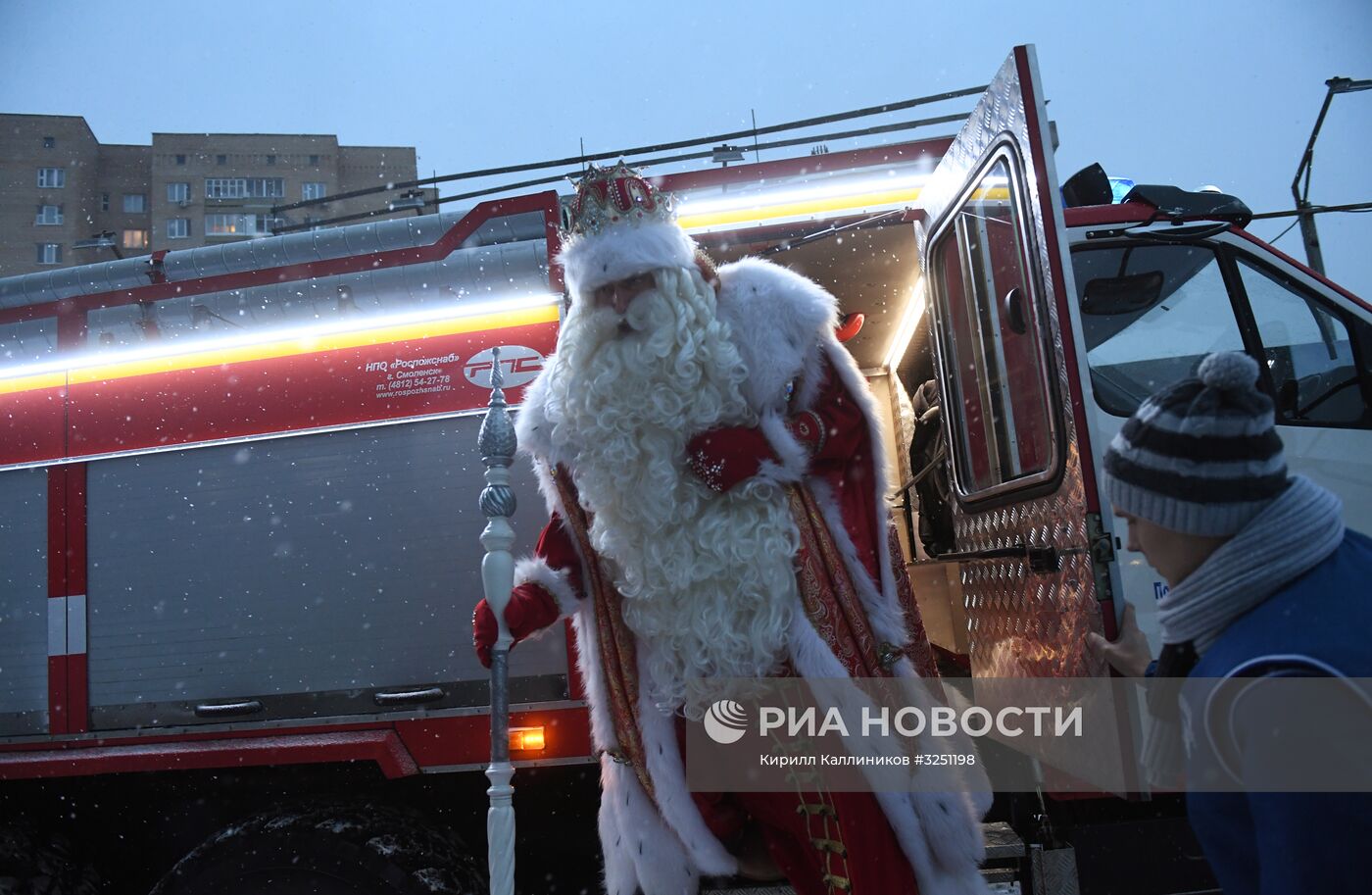 Пресс-конференция Деда Мороза в Москве