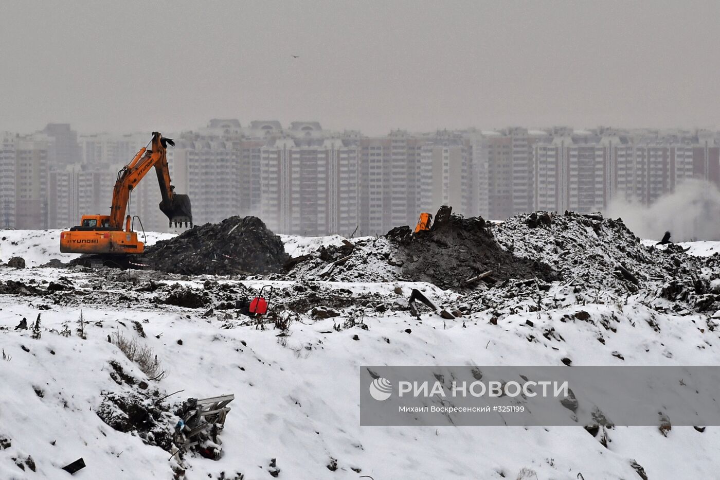 На полигоне "Кучино" установили факельную установку для утилизации отходов