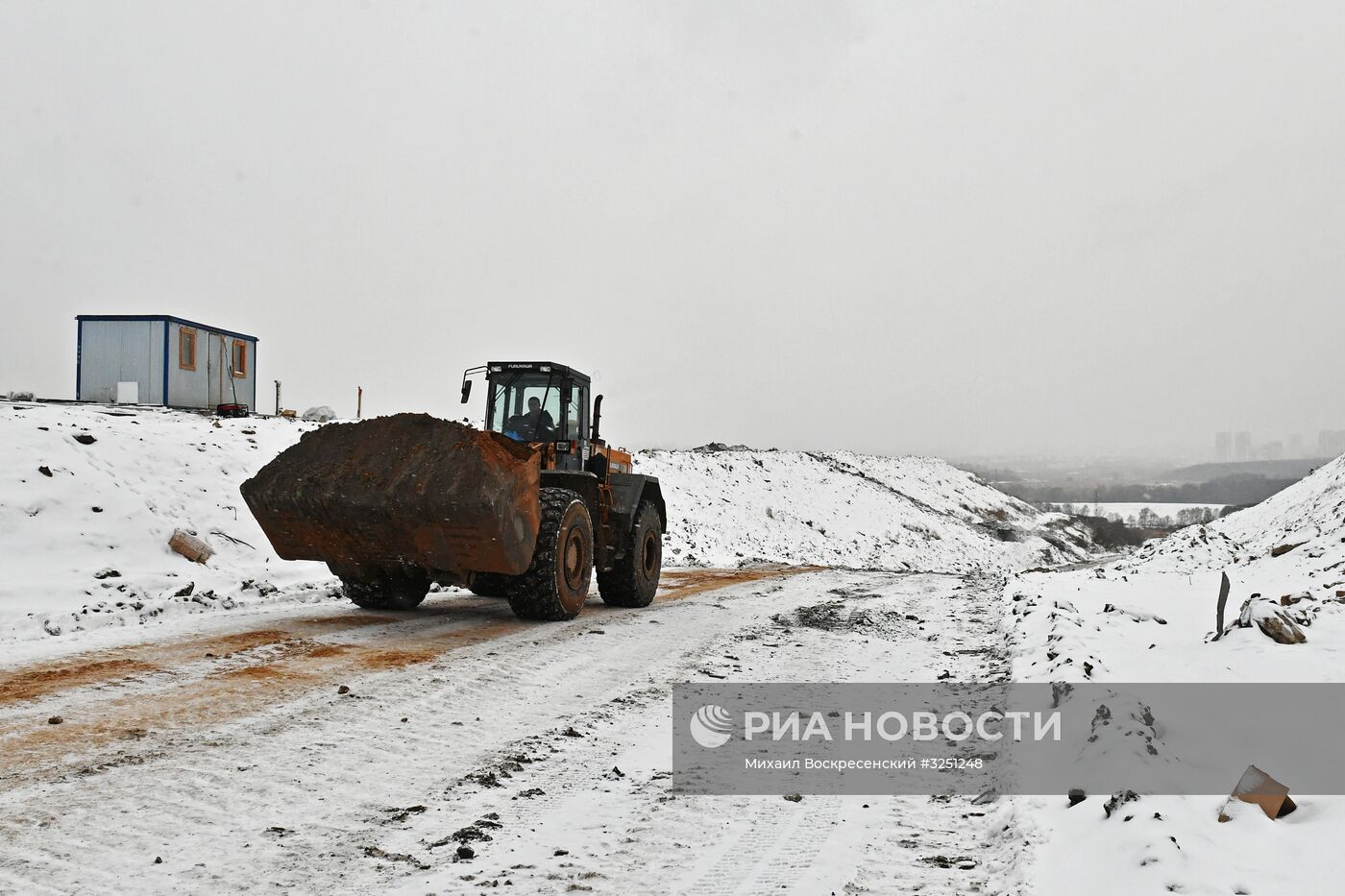 На полигоне "Кучино" установили факельную установку для утилизации отходов