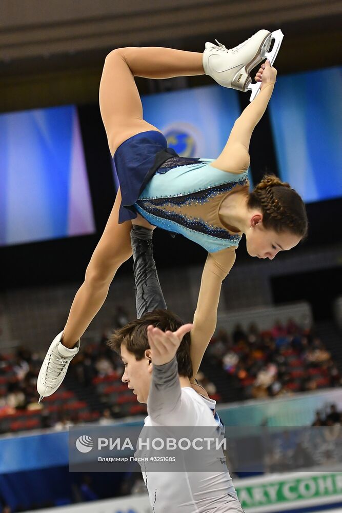Фигурное катание. Финал ГП. Юниоры. Пары. Короткая программа