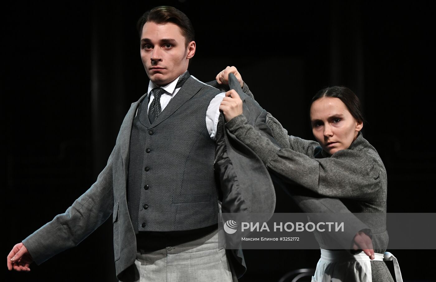 Показ спектакля "Стефан Цвейг. Новеллы" в театре Вахтангова