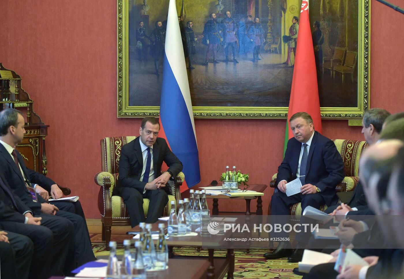 Рабочая поездка премьер-министра РФ Д. Медведева в Белоруссию