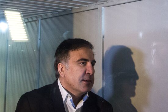 Суд по избранию меры пресечения для М. Саакашвили в Киеве