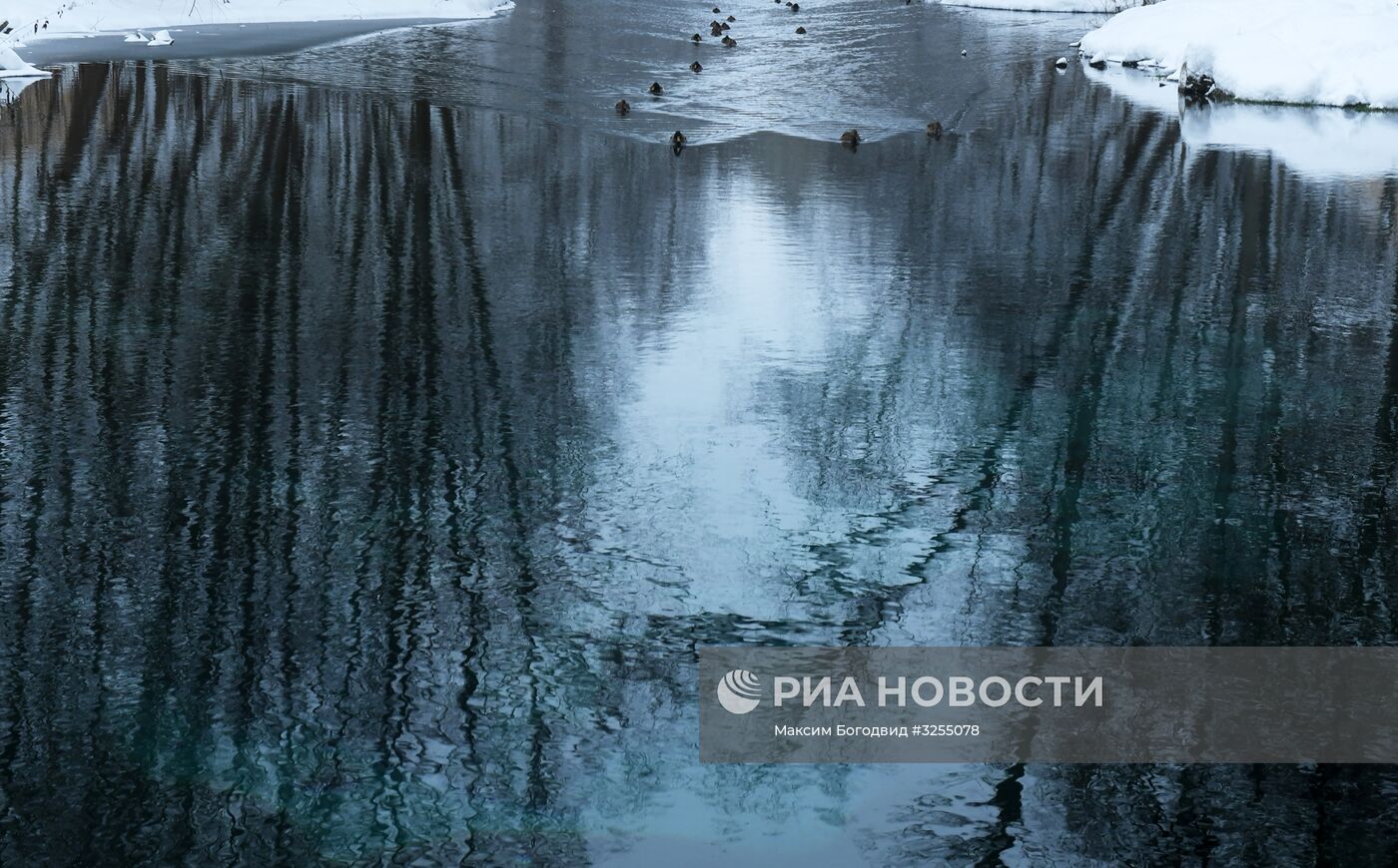 Голубое озеро в Казани