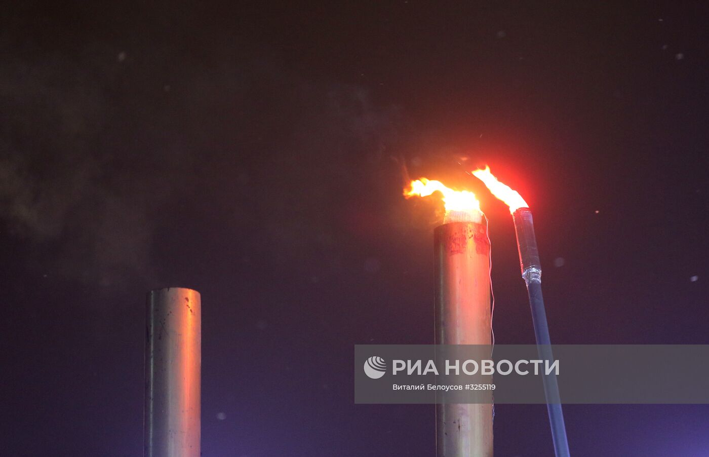 Церемония зажжения ханукальной свечи в Москве