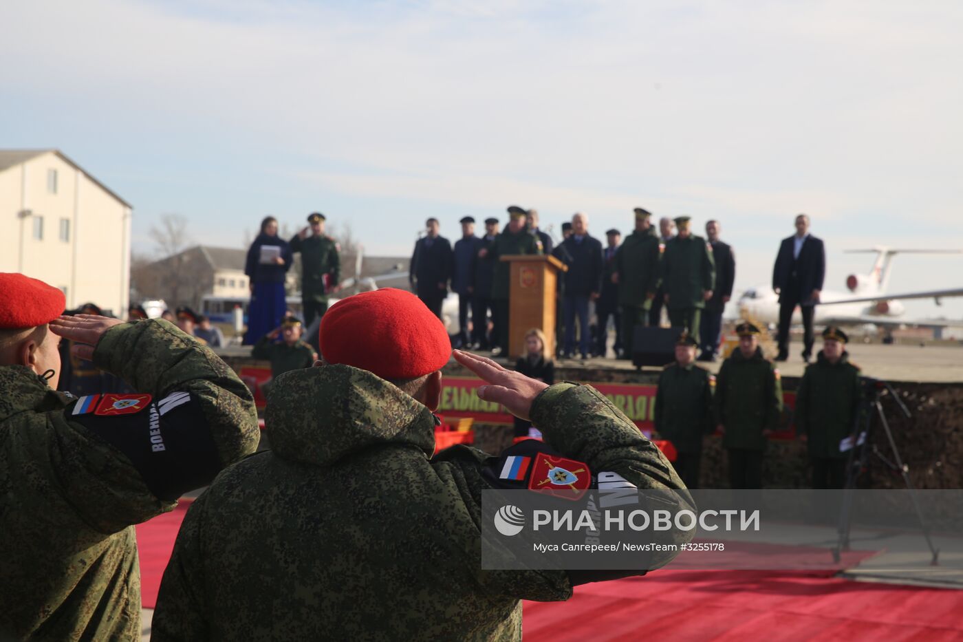 Батальон военной полиции вернулся из Сирии в Махачкалу