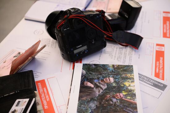 Открытие фотовыставки "Долг журналиста" в Госдуме РФ