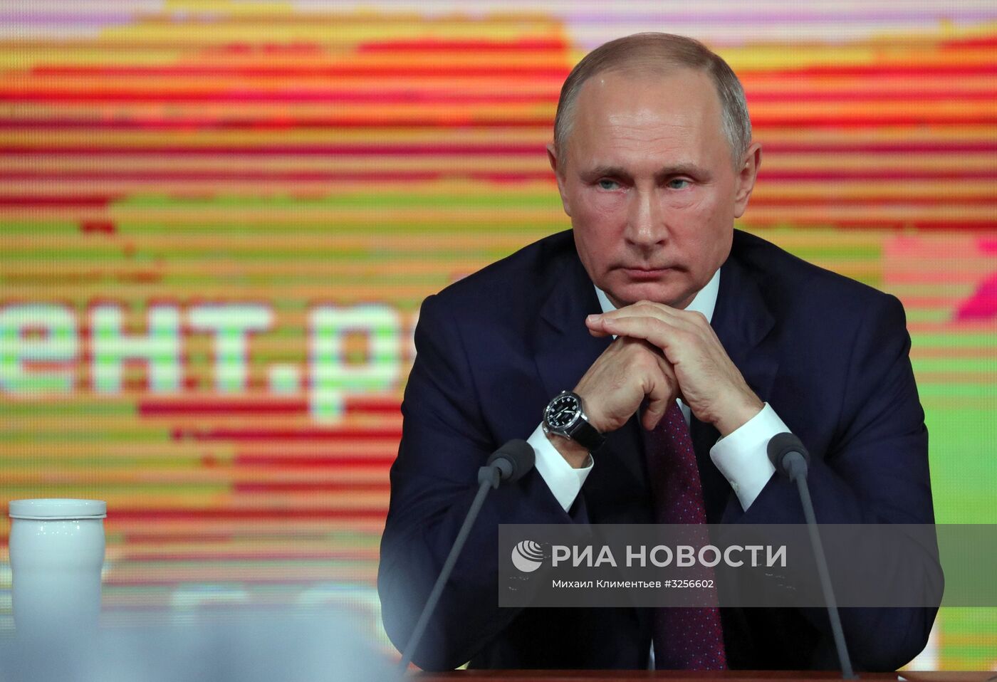Ежегодная большая пресс-конференция президента РФ Владимира Путина