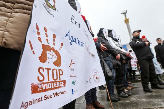 Акция в защиту секс-работников в Киеве