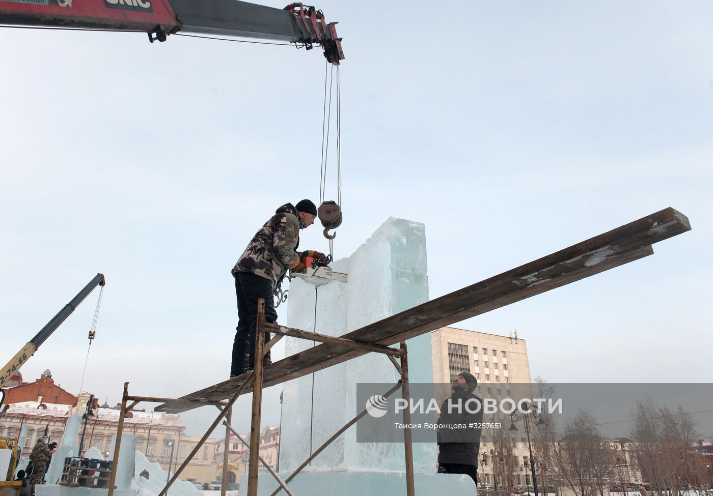 Ледовый городок в Томске