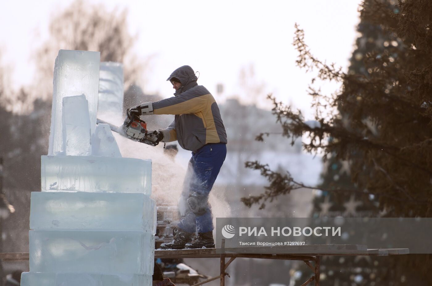 Ледовый городок в Томске