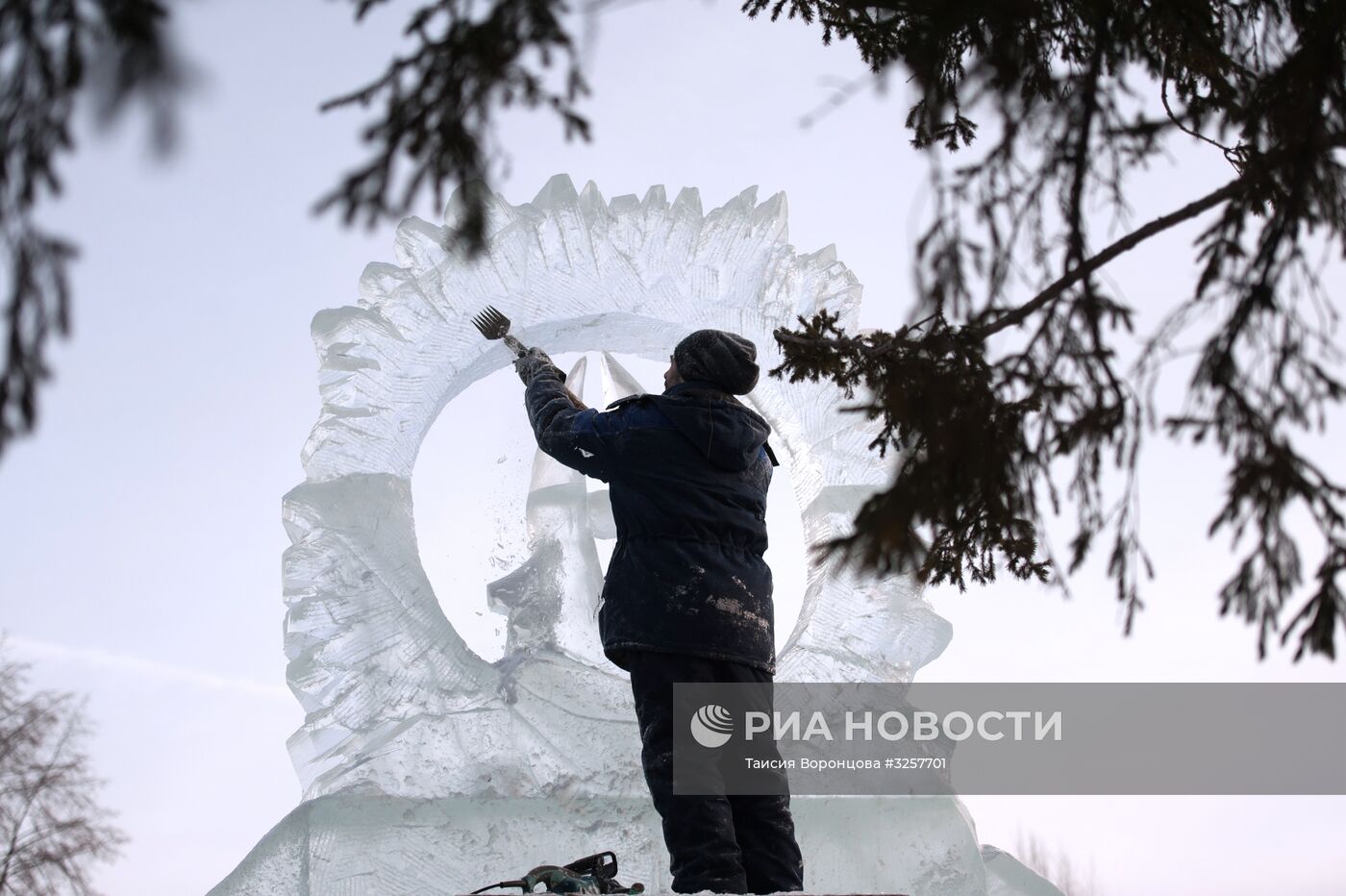 Ледовый городок в Томске