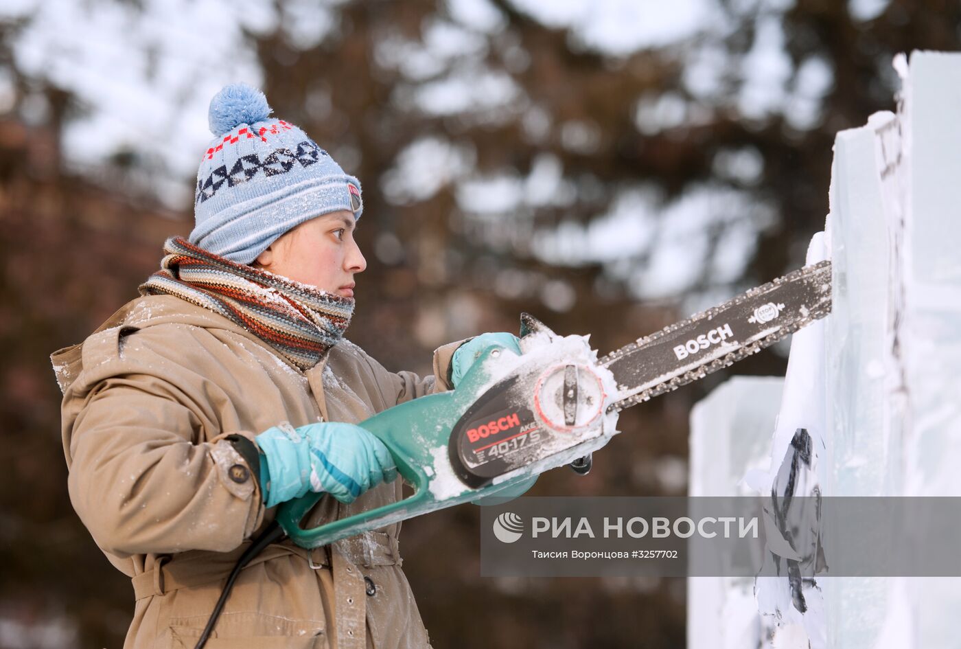 Ледовый городок в Томске