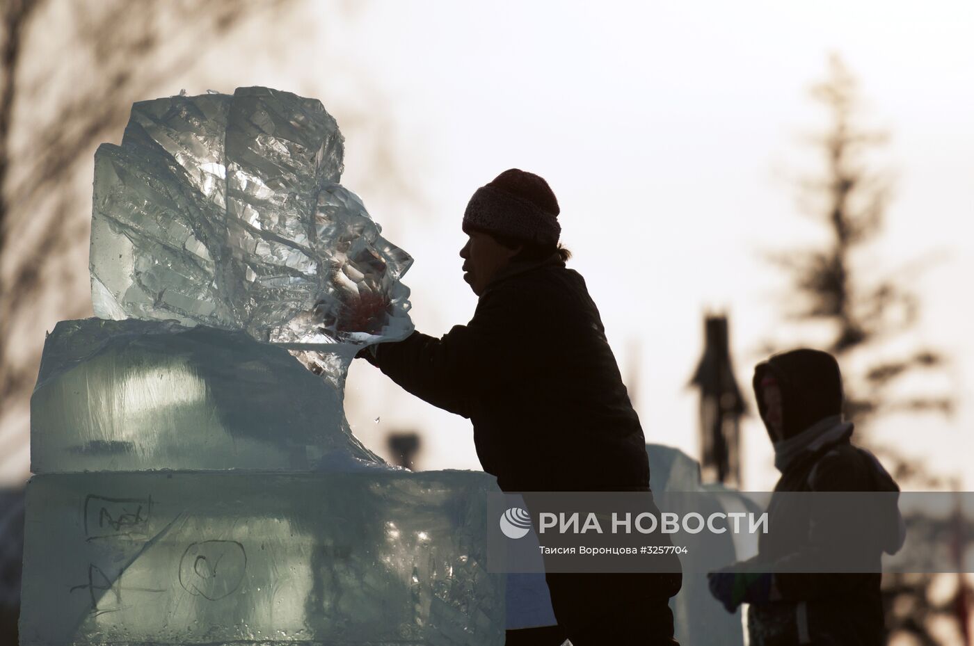 Ледовый городок в Томске