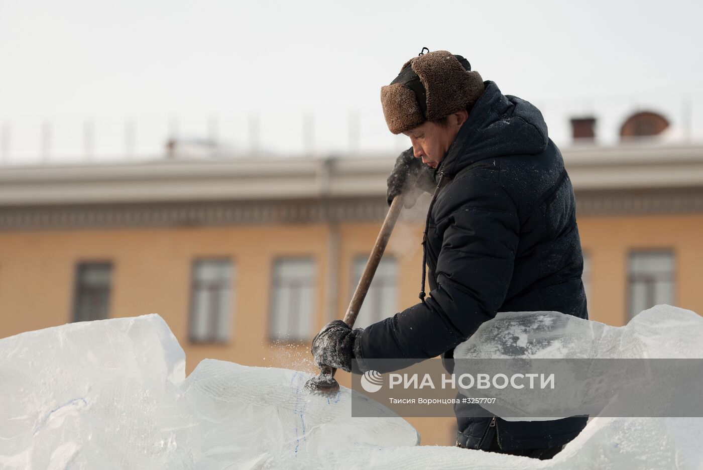 Ледовый городок в Томске