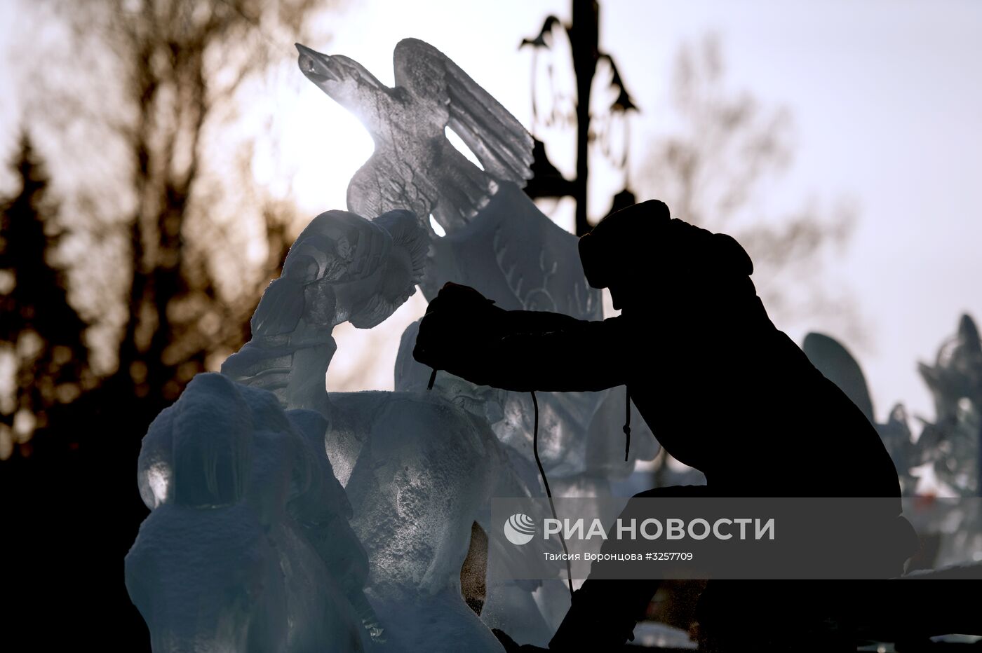 Ледовый городок в Томске