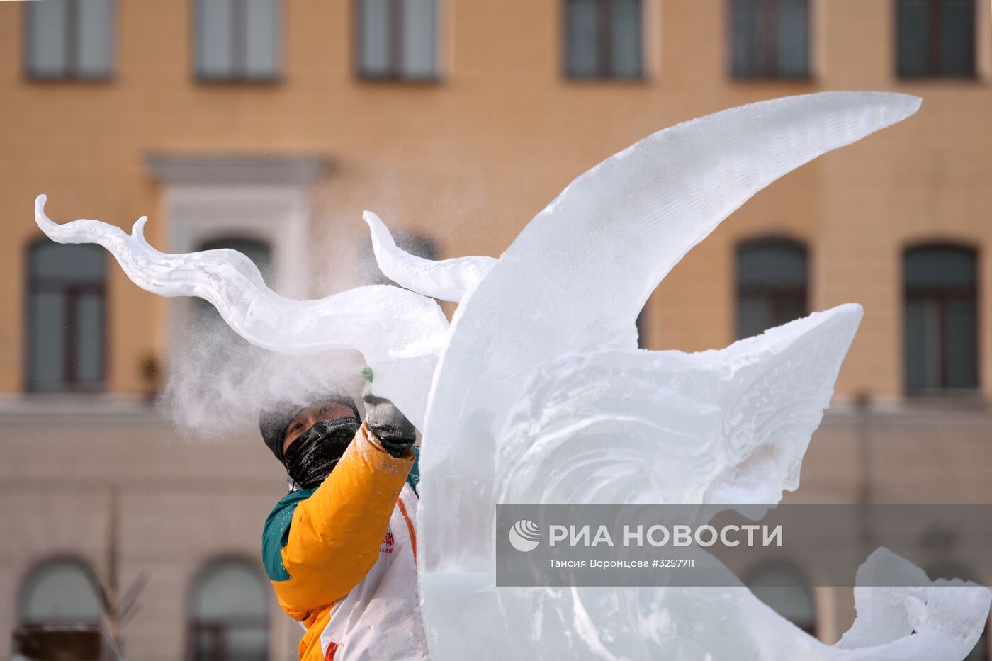 Ледовый городок в Томске