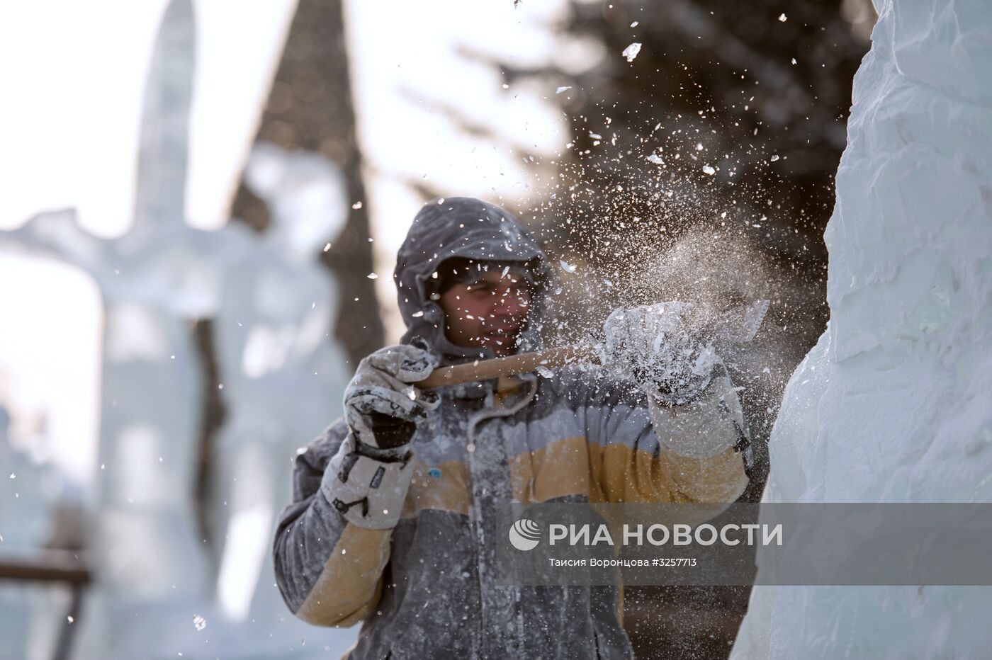 Ледовый городок в Томске