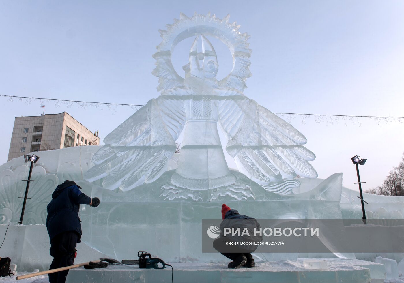 Ледовый городок в Томске