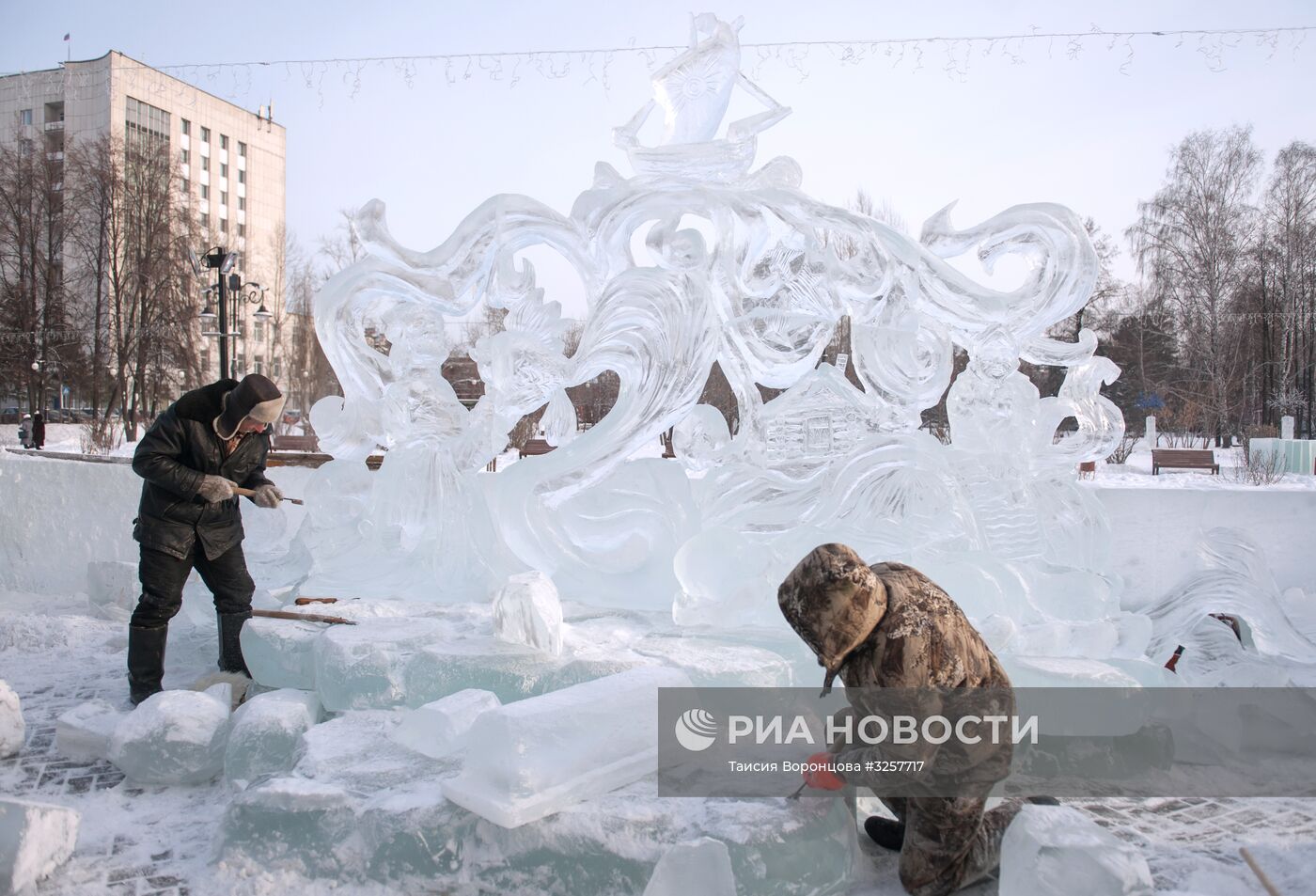 Ледовый городок в Томске