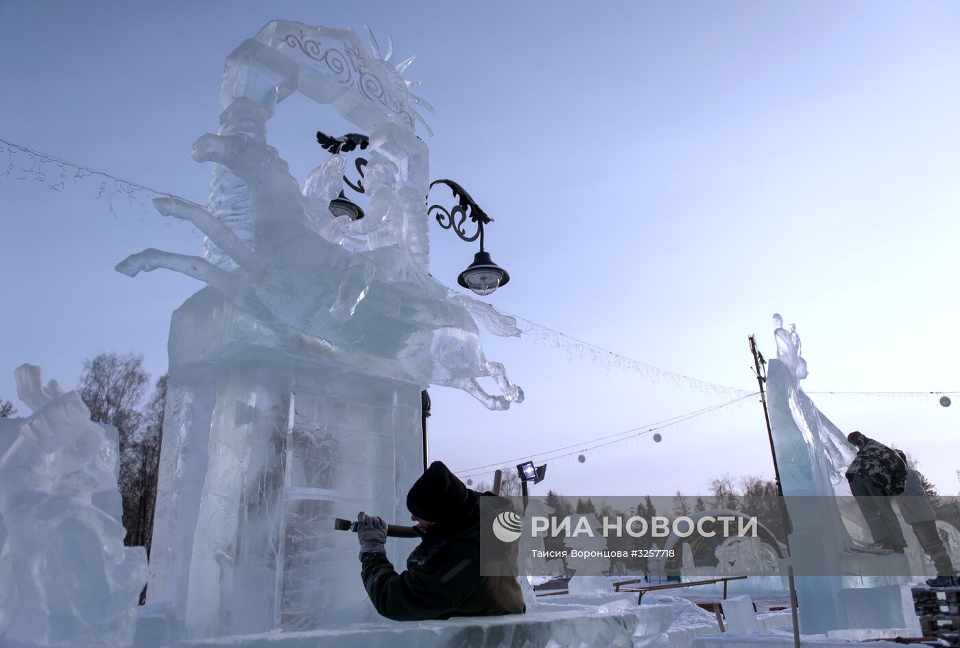 Ледовый городок в Томске