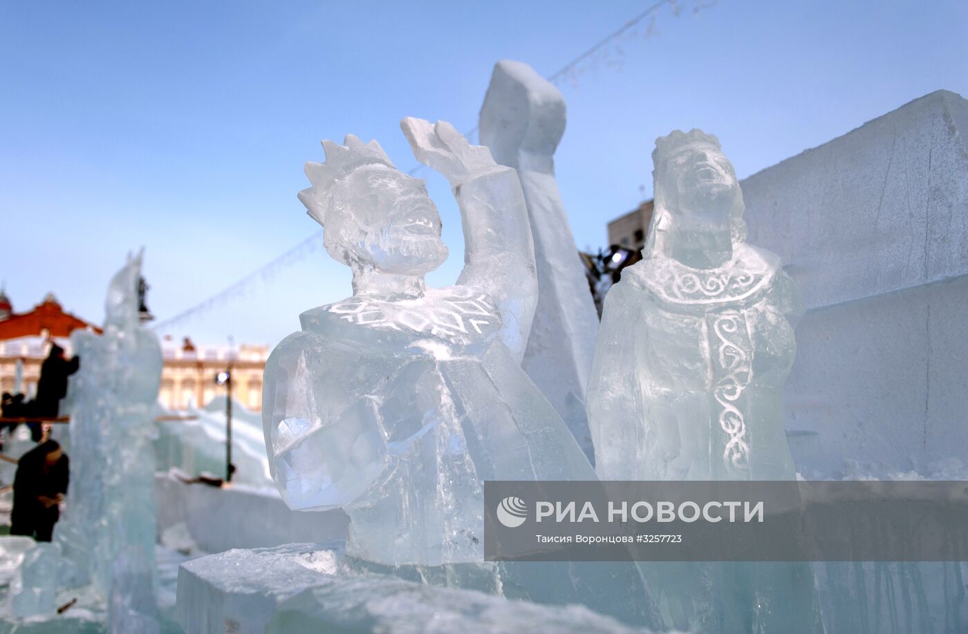 Ледовый городок в Томске