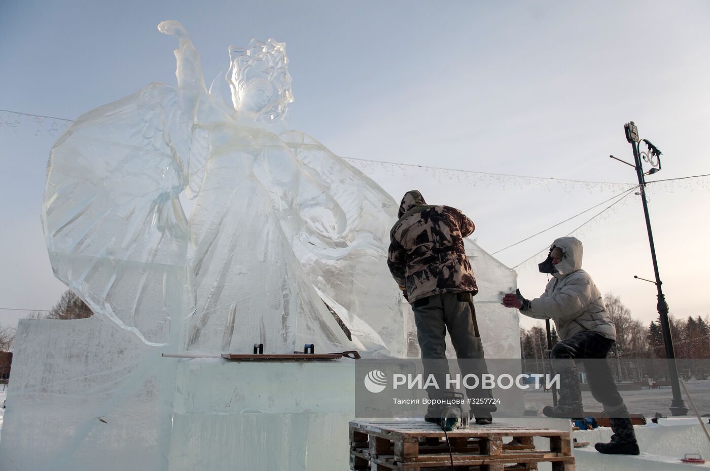 Ледовый городок в Томске