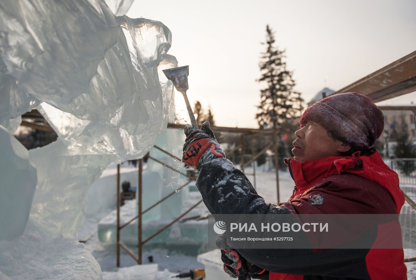 Ледовый городок в Томске