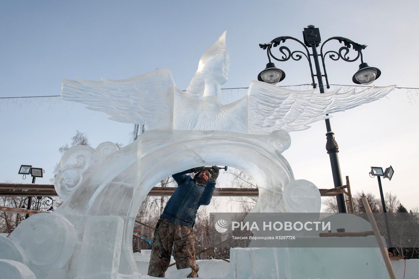 Ледовый городок в Томске