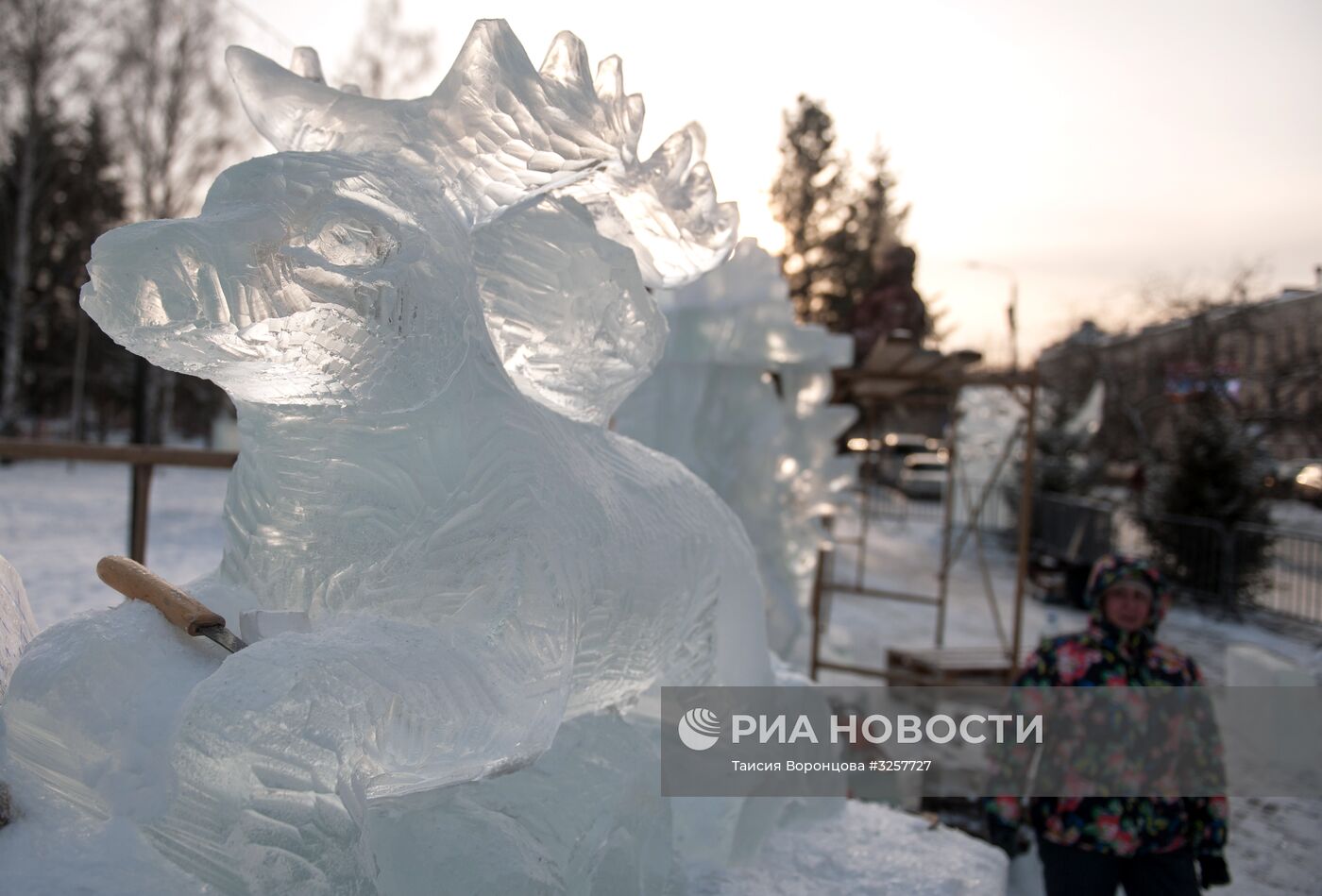 Ледовый городок в Томске